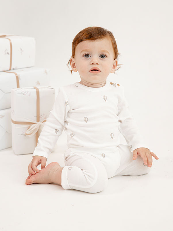 בגד גוף ומכנסיים כדור פורח