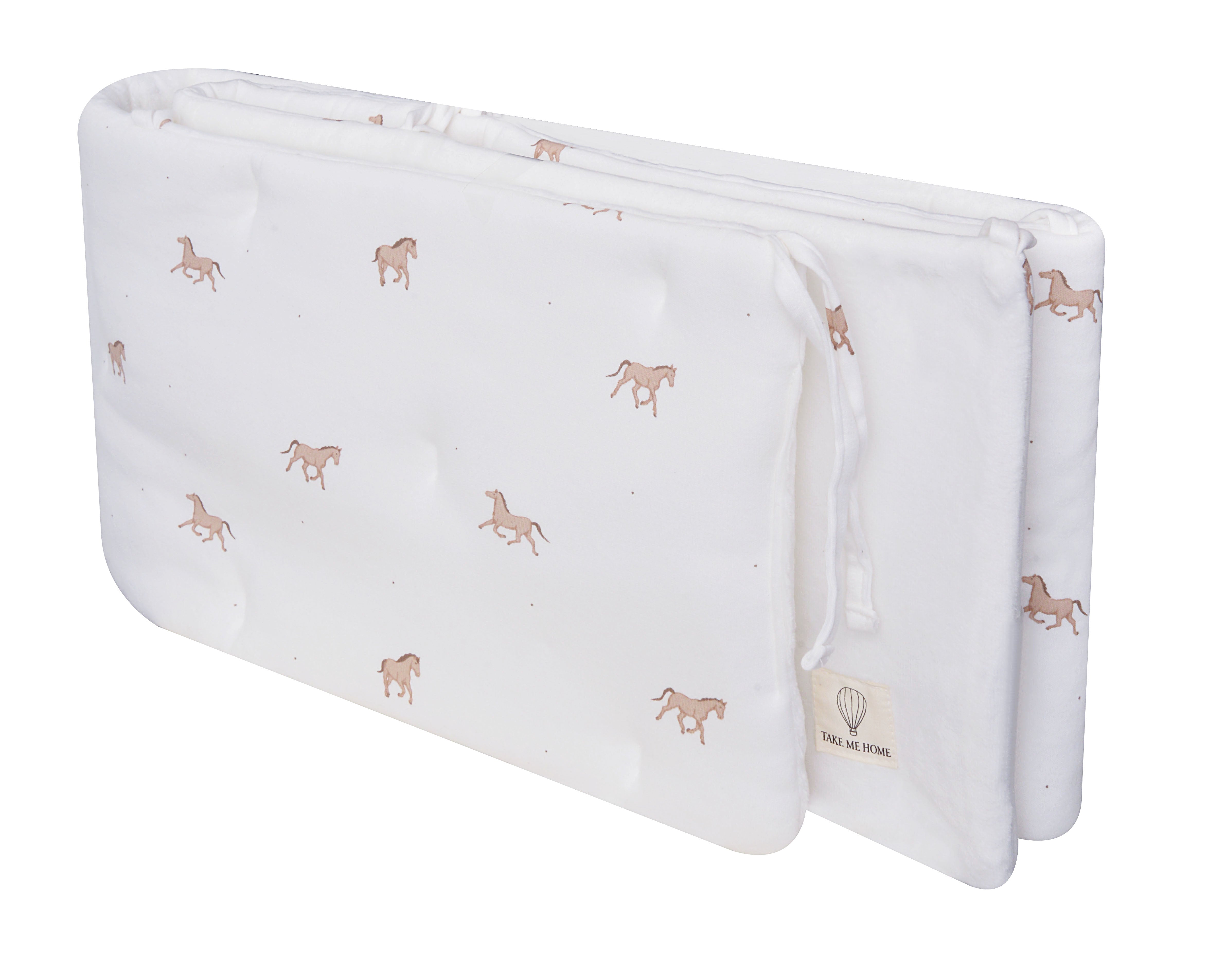 סט מצעים למיטת תינוק סוסים