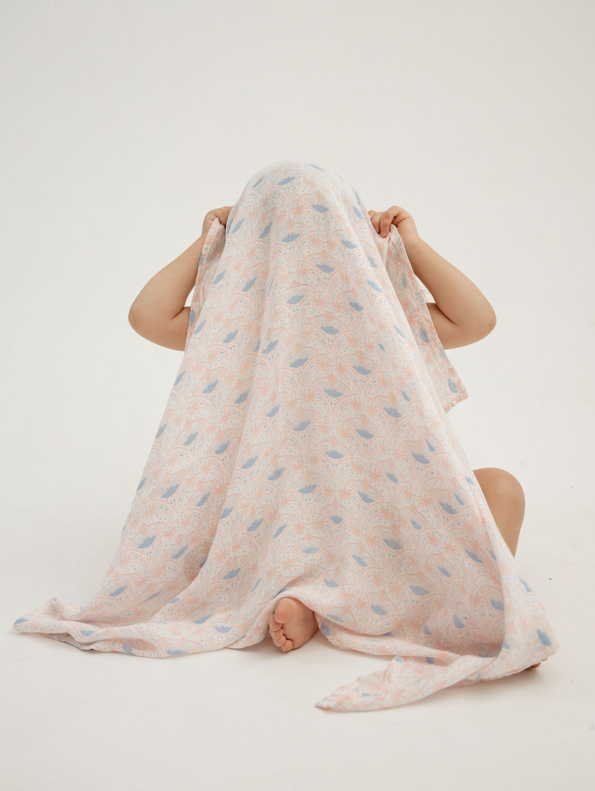 שמיכת במבוק 100*120 חתולי ים