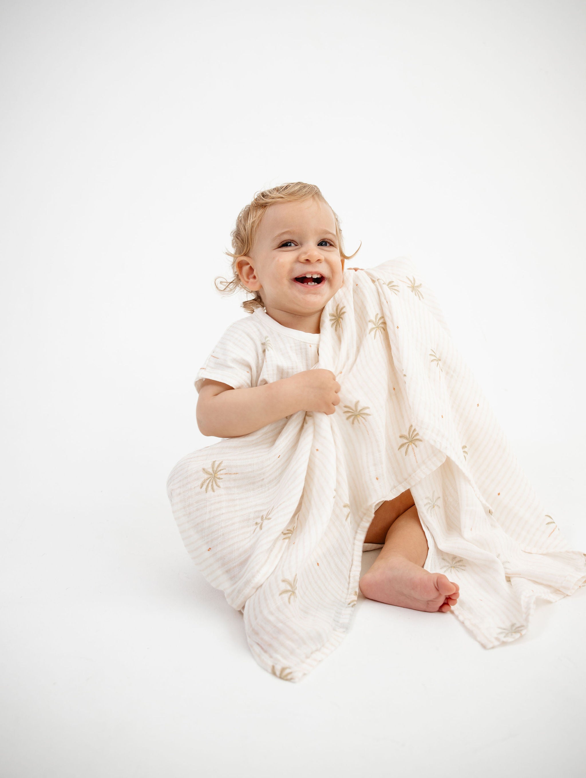 שמיכת במבוק 100*120 דקלים