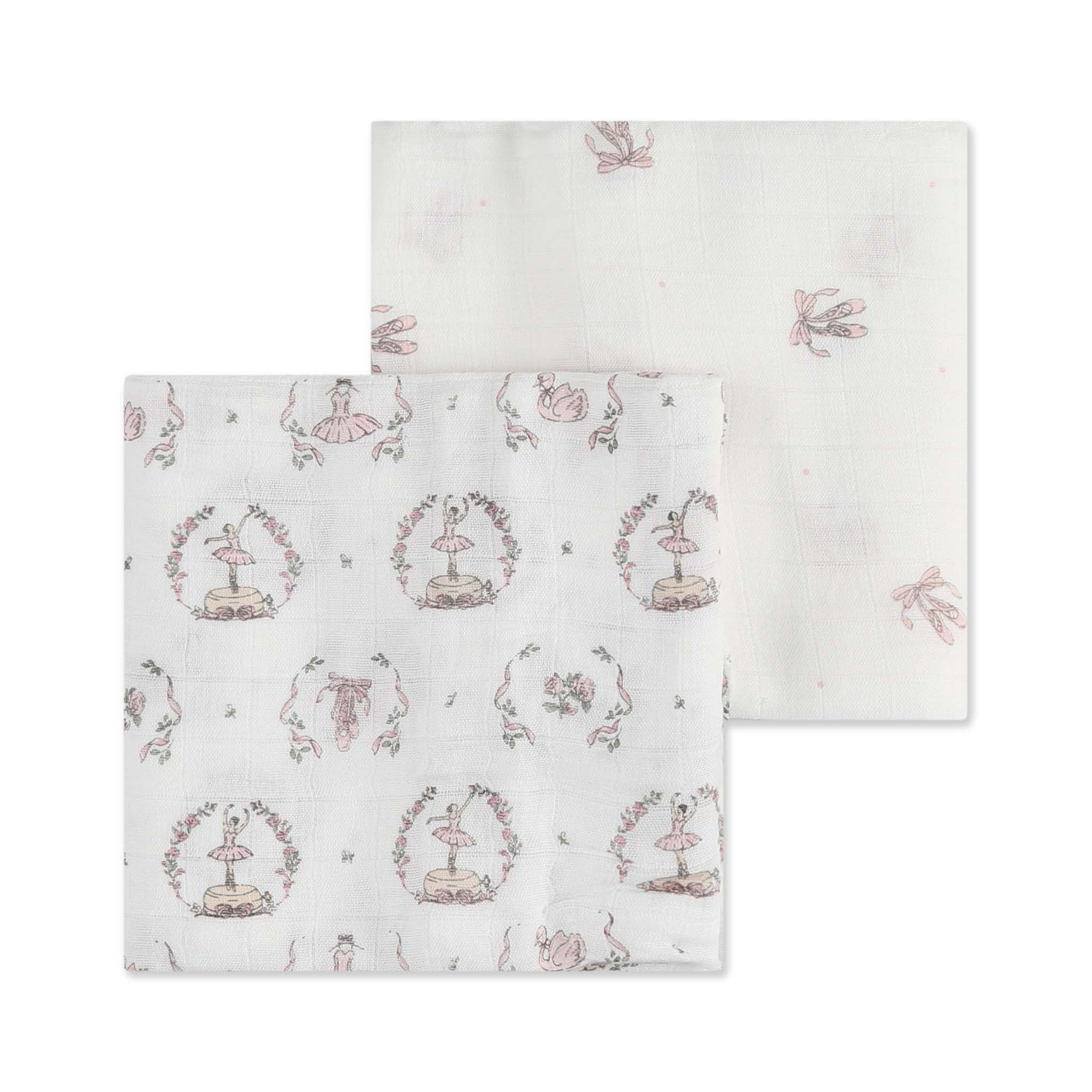 מארז זוג חיתולי במבוק בלרינה