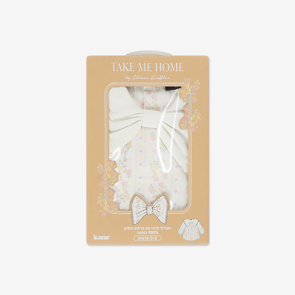 Bow Onesie Size 0-3