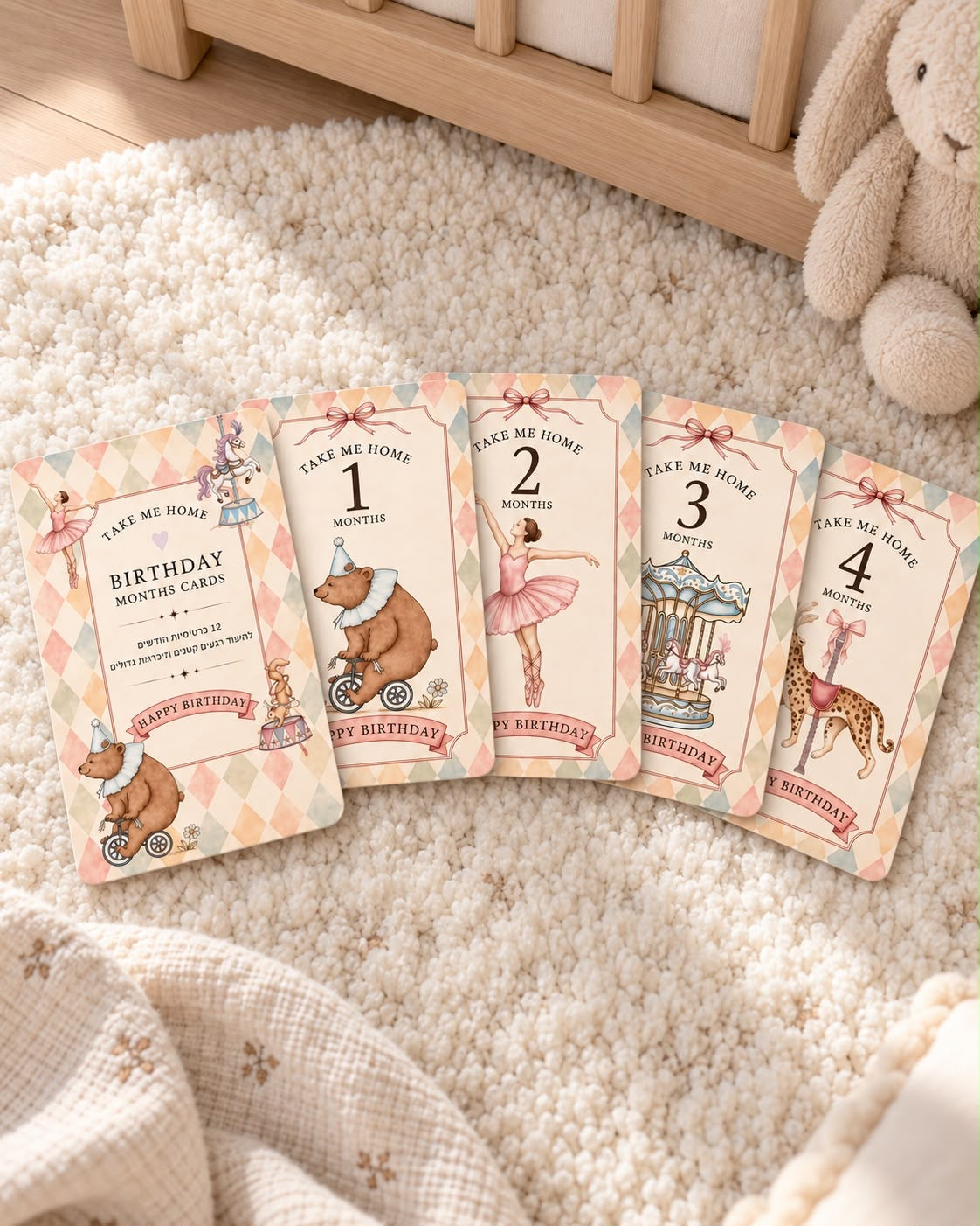 Monthly Milestone Cards