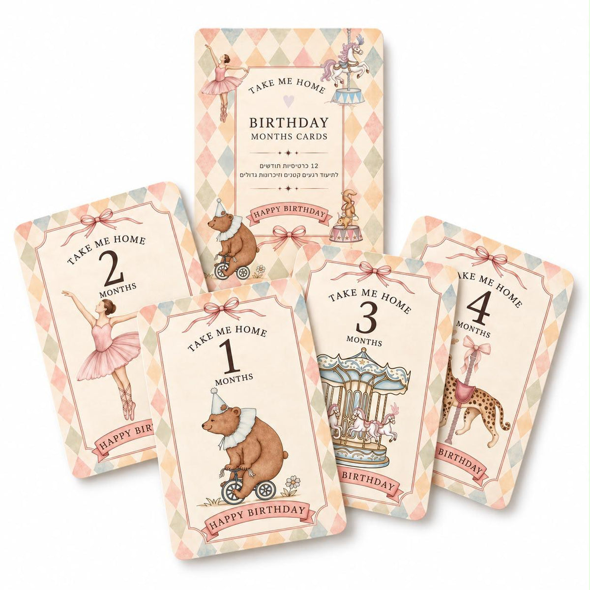 Monthly Milestone Cards
