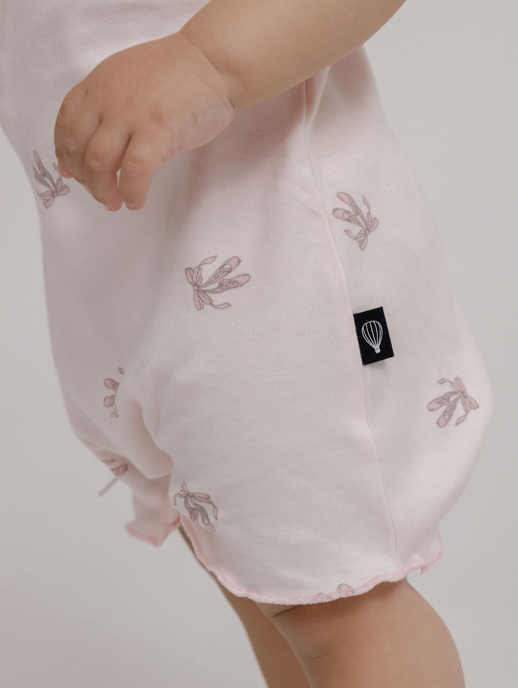 Baby Pink Zip Onesie Set