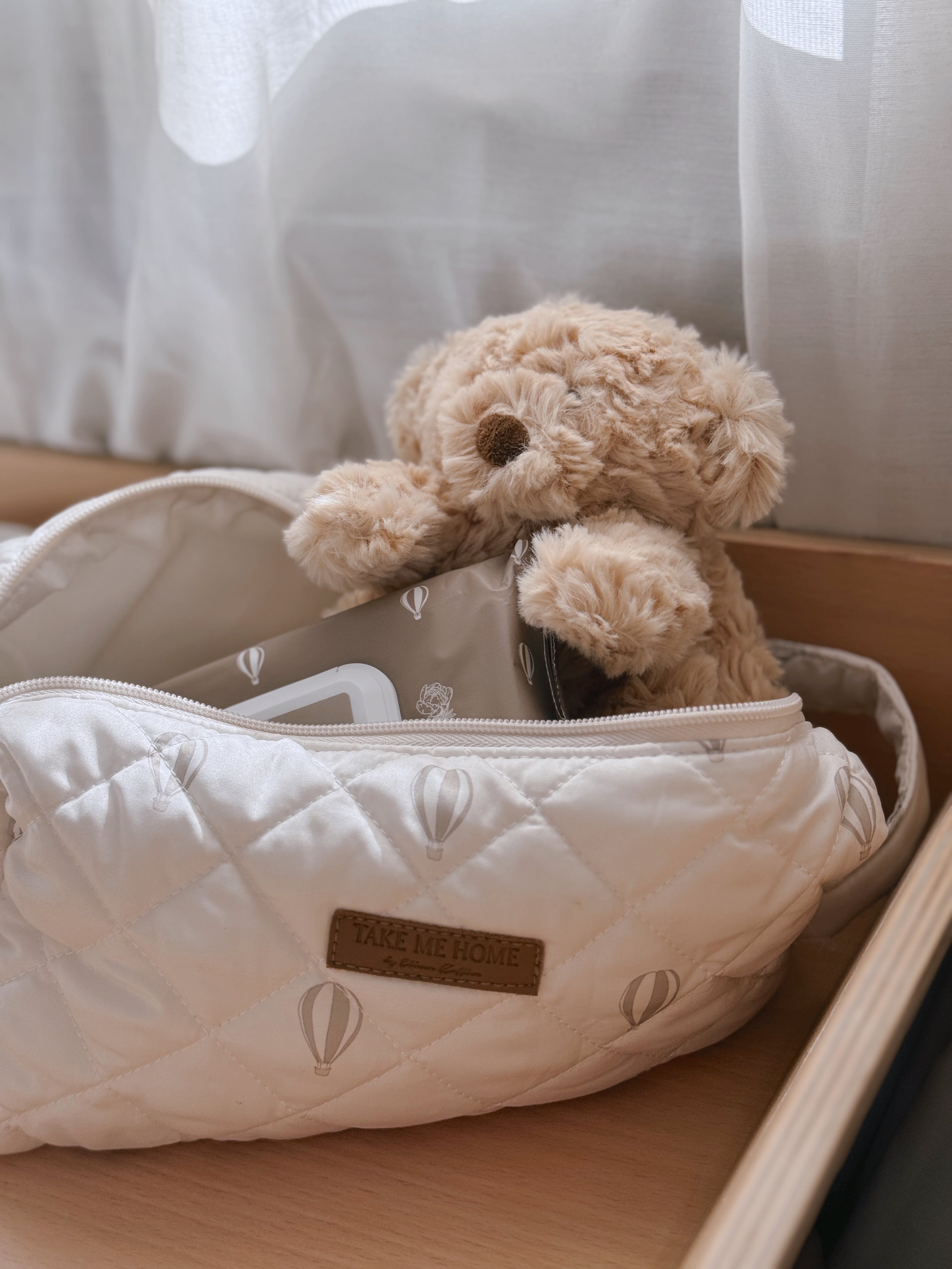 תיק מגבונים כדור פורח קלאסי