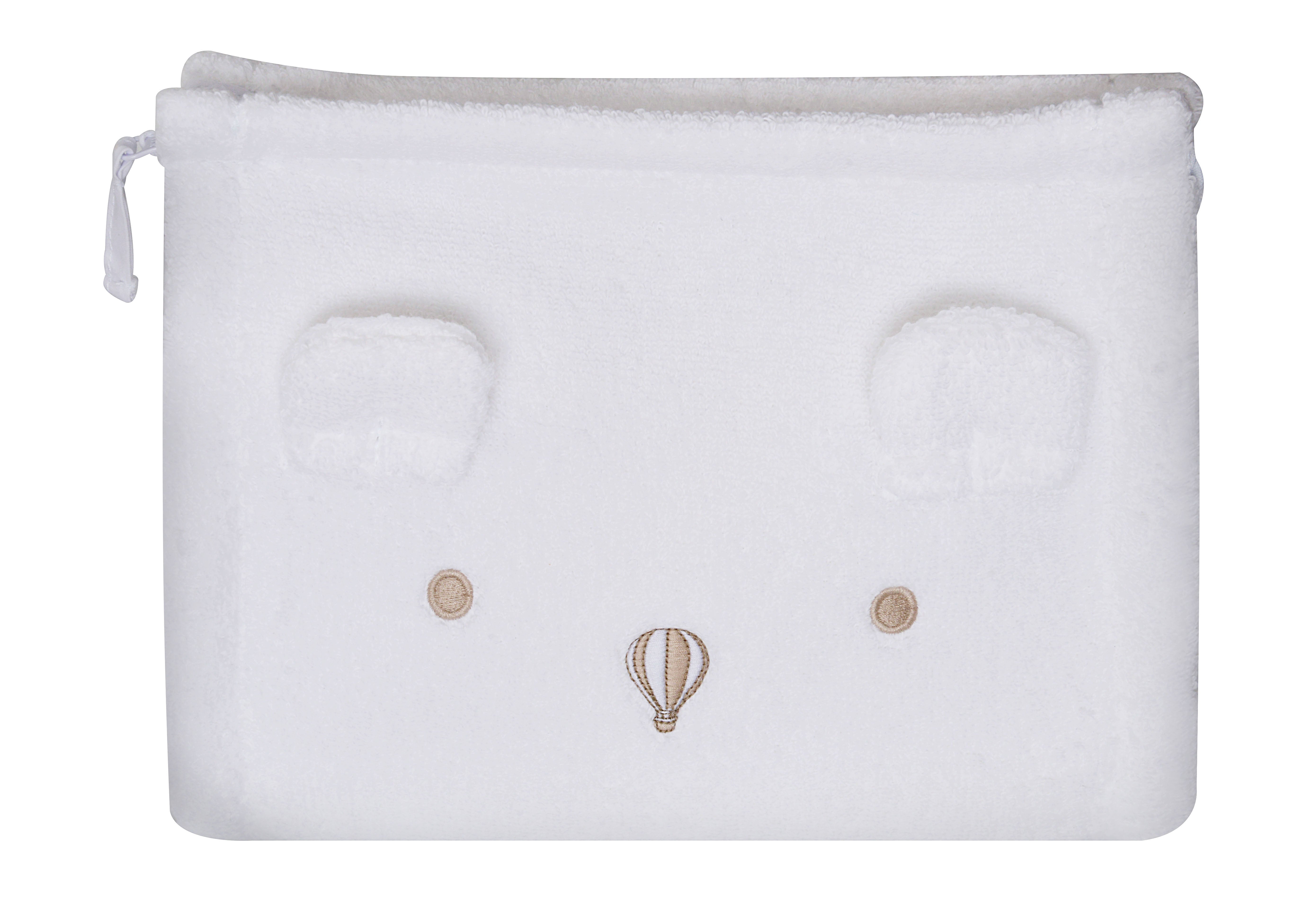 תיק רחצה מבד מגבת דובי