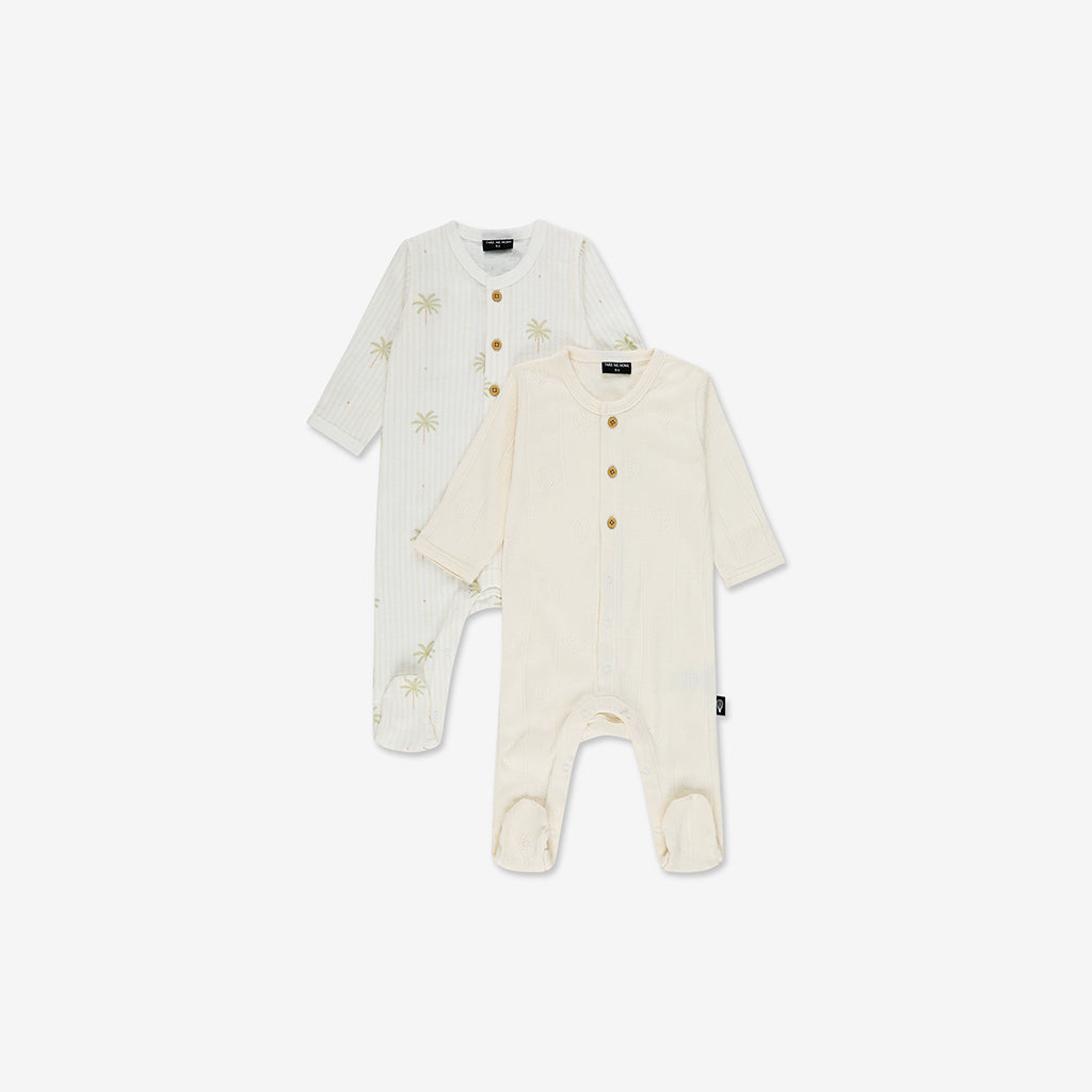 מארז אוברולים שרוול ארוך ריזורט 0-3