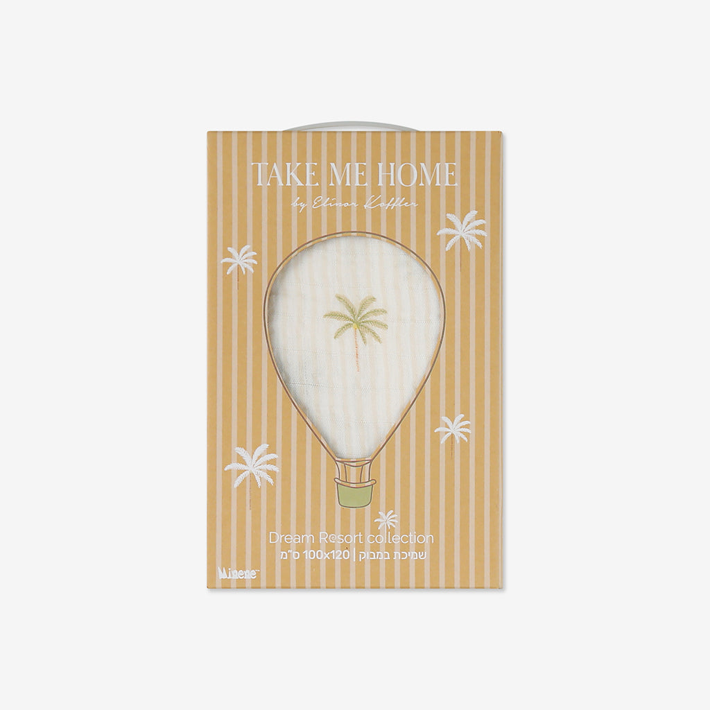 שמיכת במבוק 100*120 דקלים