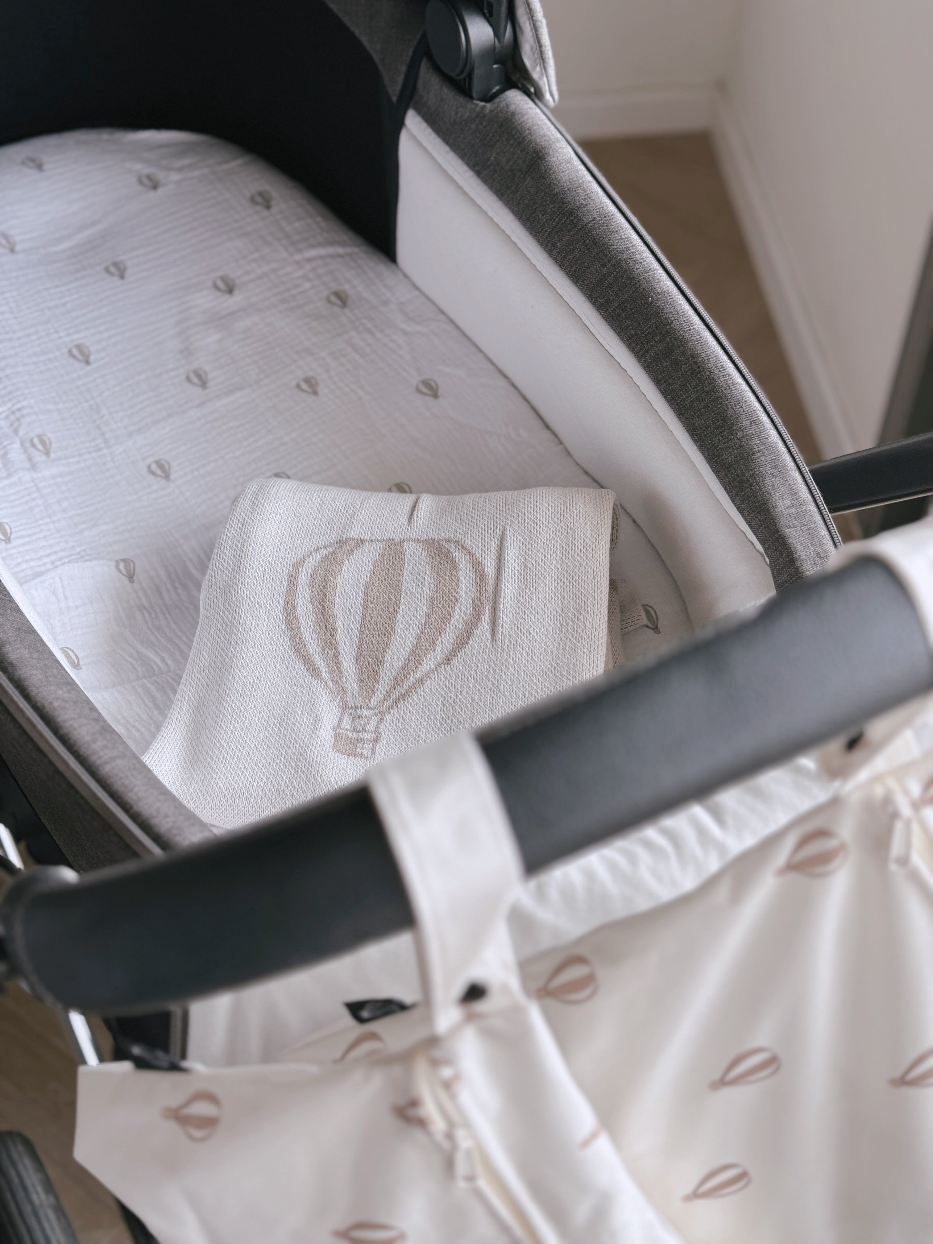 סדין לעריסה מבד טטרה כדור פורח