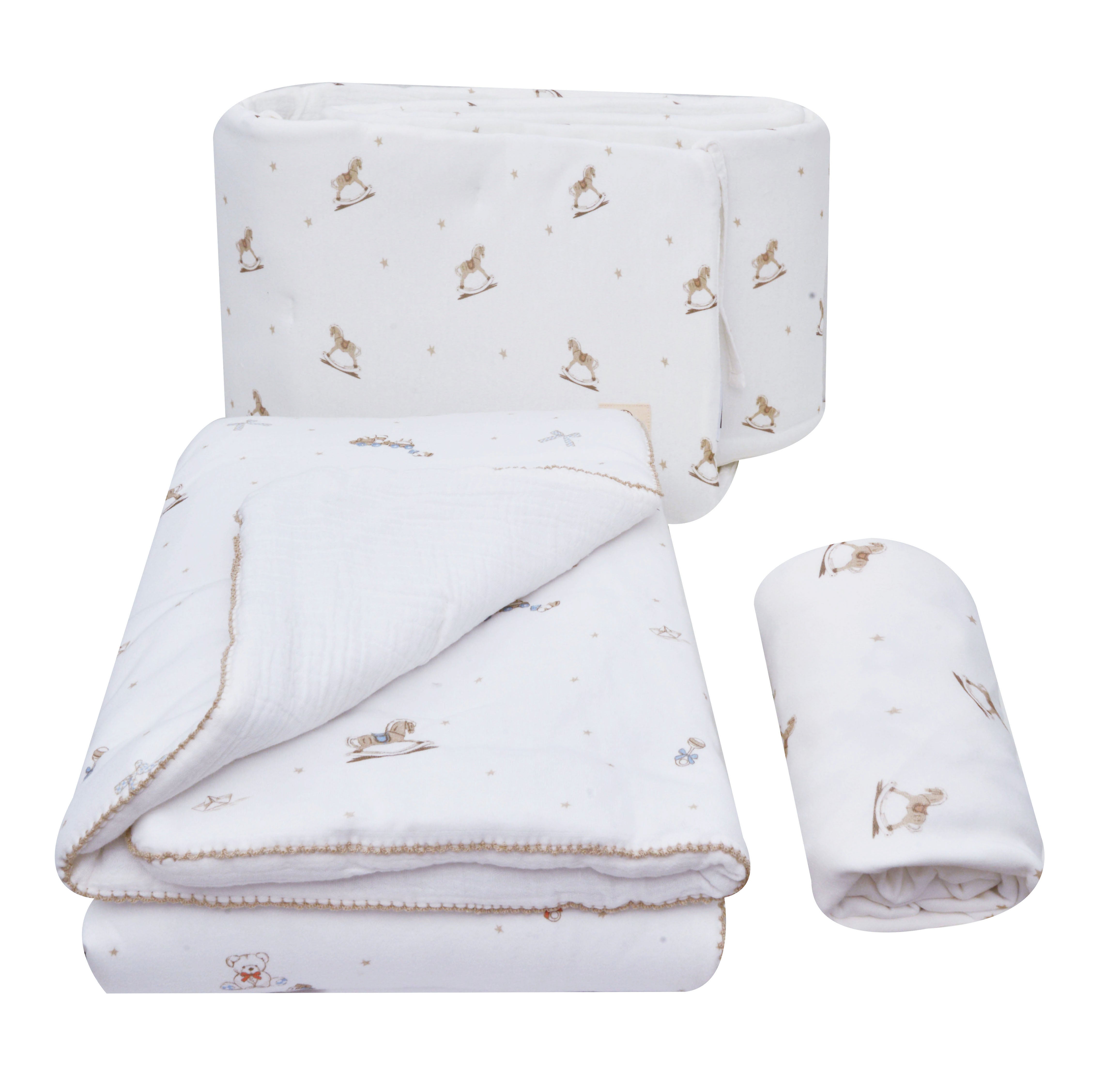 סט מצעים למיטת תינוק – טוי בוקס