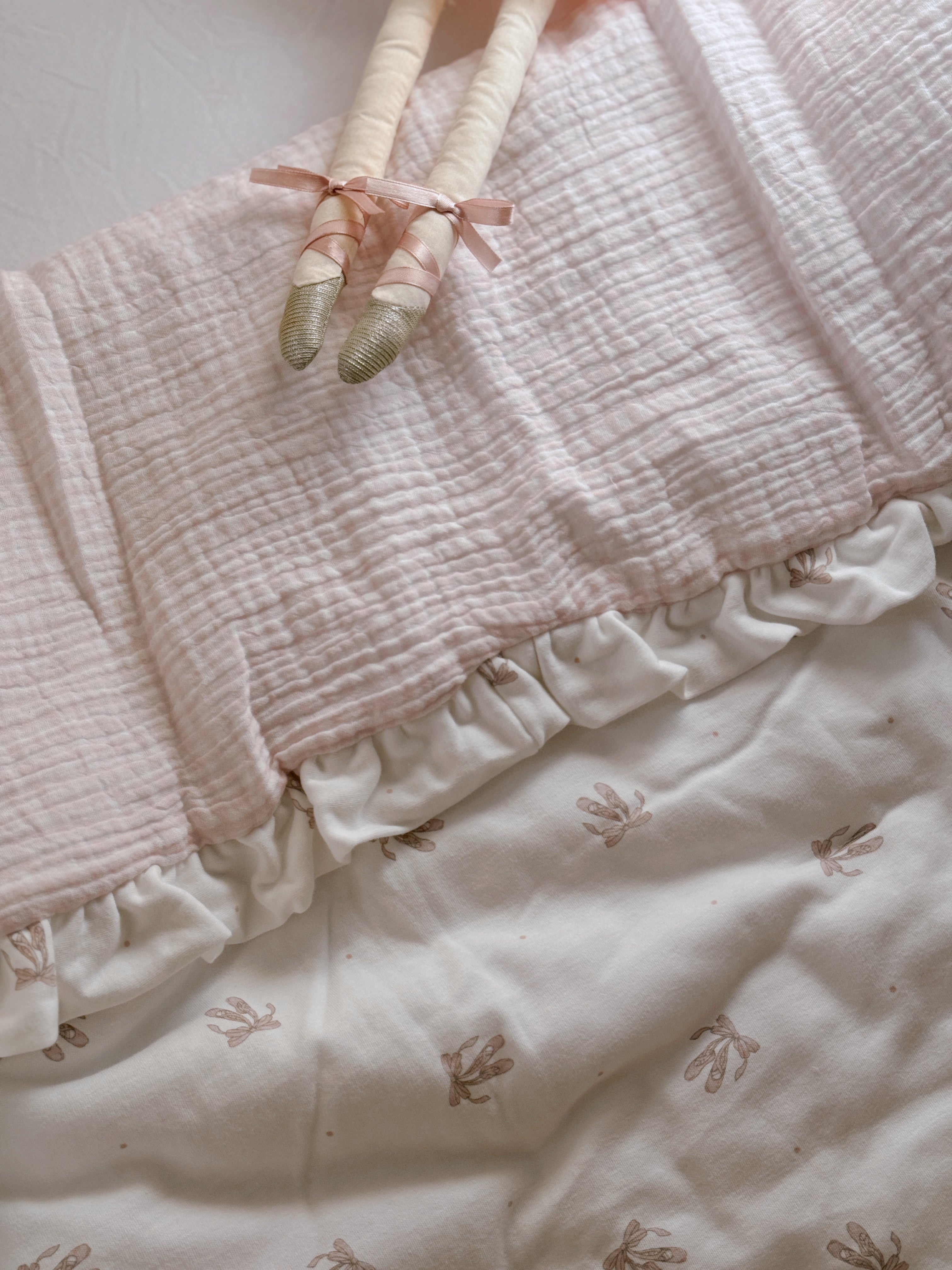 שמיכה בלרינה מרופדת - 85*120