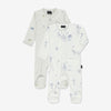 Baby Summer Zip Onesie Set 0-3
