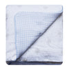 Padded Checkered Blanket - 85×120 cm