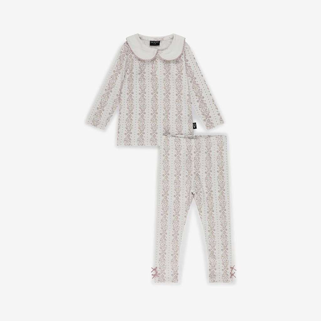 Top & Trousers Set – Roses