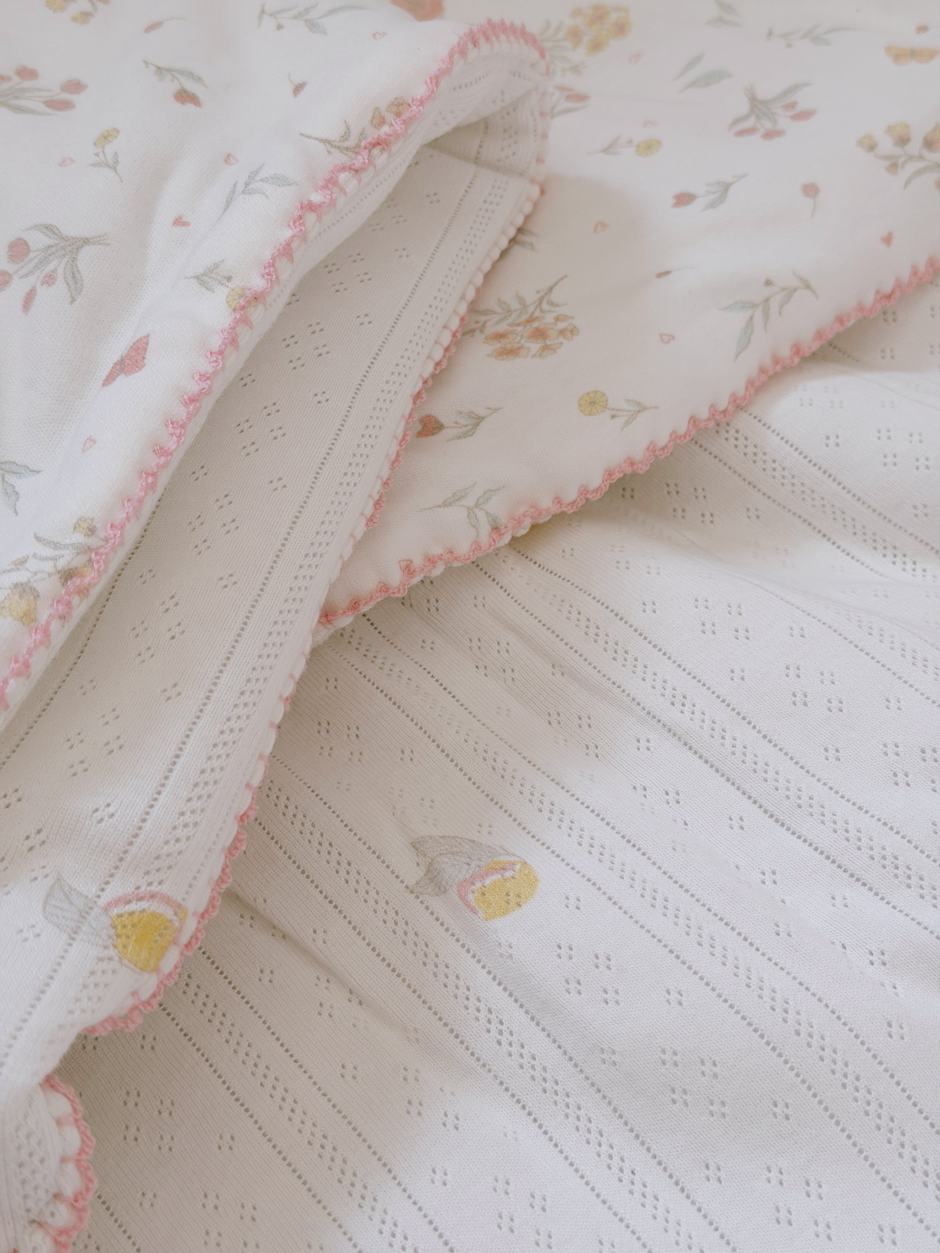 Padded Lemon Blanket - 85×120 cm