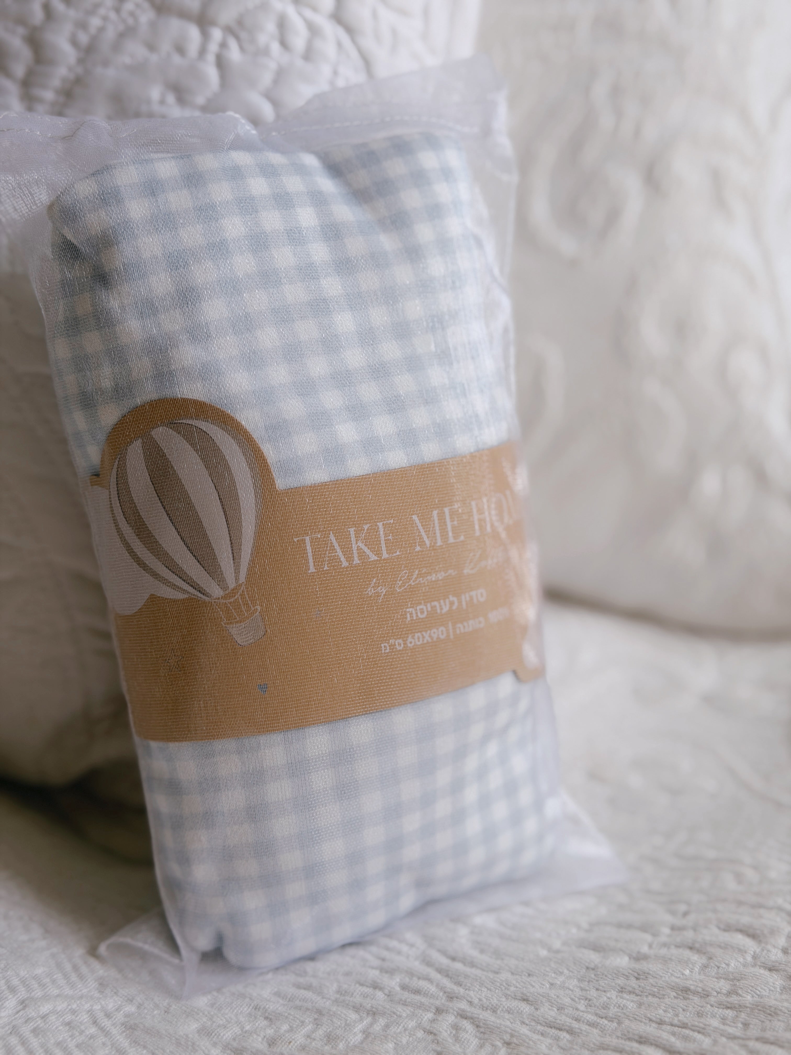Checkered Bassinet Sheet
