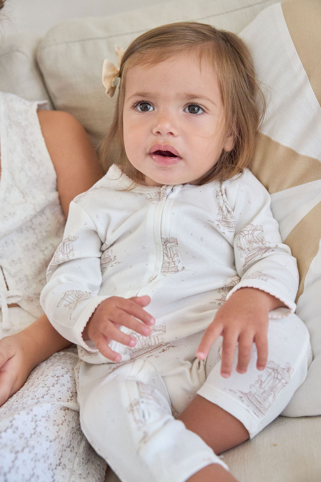 Zip Romper Set – Pink Carousel